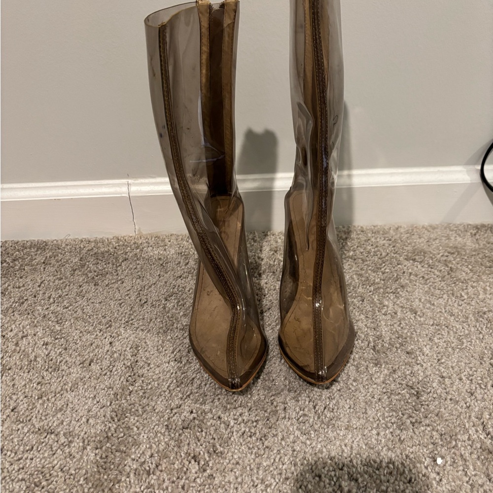 Ego Transparent Smoke Brown Women's Boots